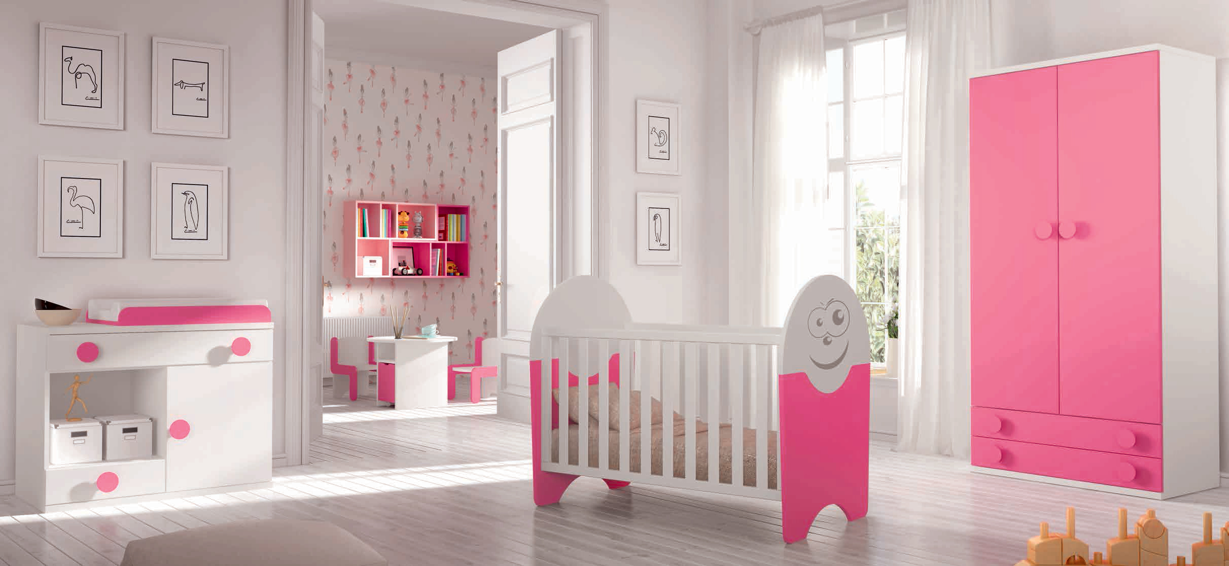 Comment préparer votre enfant à partager sa chambre de fille