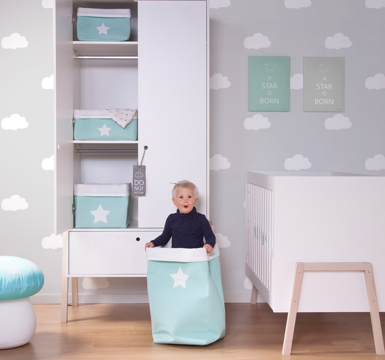 Tableau décoratif peinture pour chambre enfant childwood so nuit