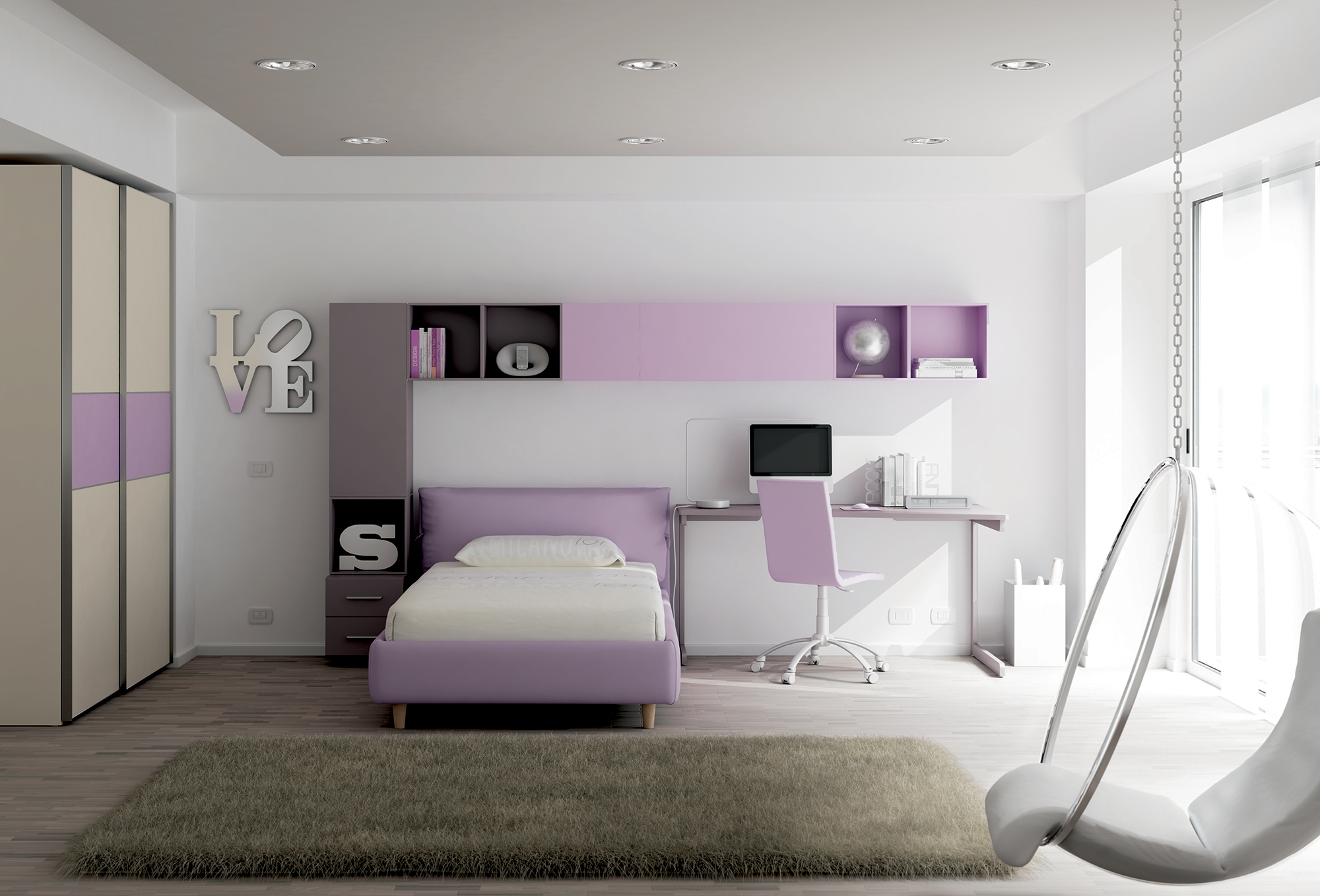 Chambre complete pour ado collection à prix fun so nuit