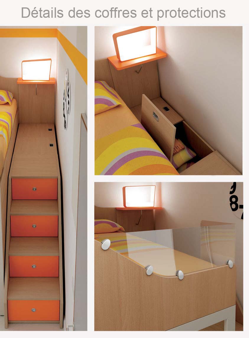 Chambre enfant complète, ultra tendance moretti compact so nuit