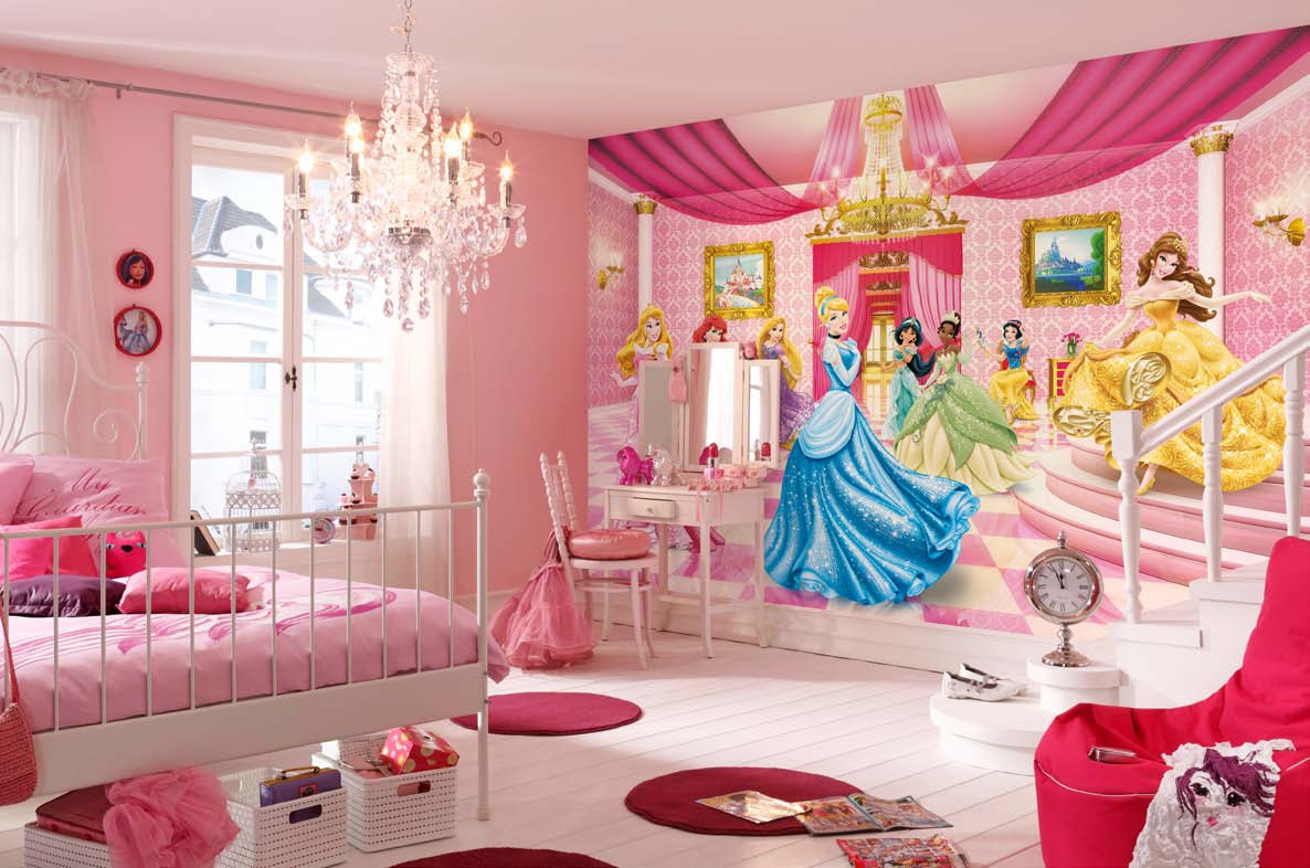 Poster xxl le bal des princesses disney panoramique komar so nuit