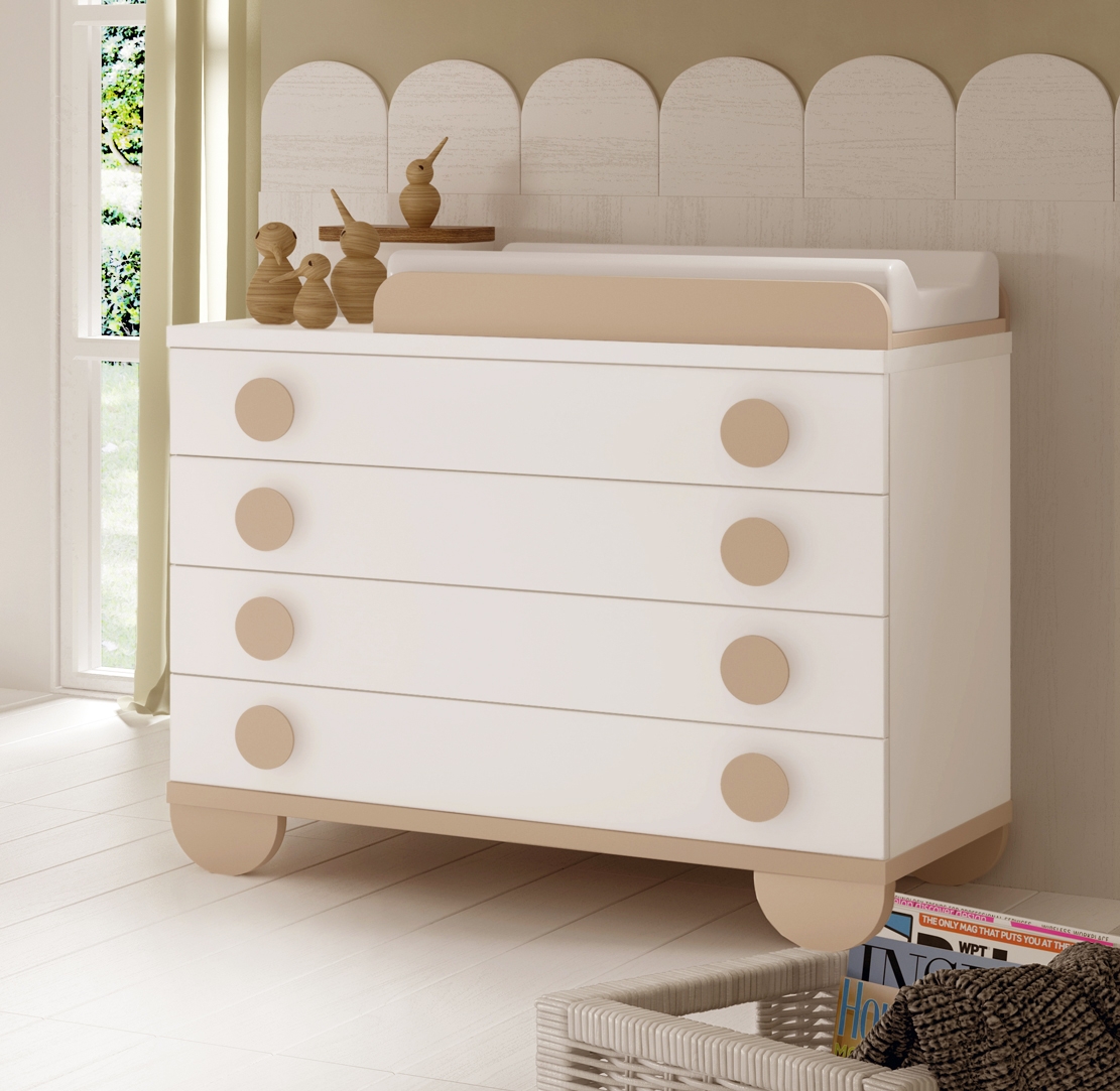 Chambre de bébé mixte gioco avec lit et armoire glicerio so nuit