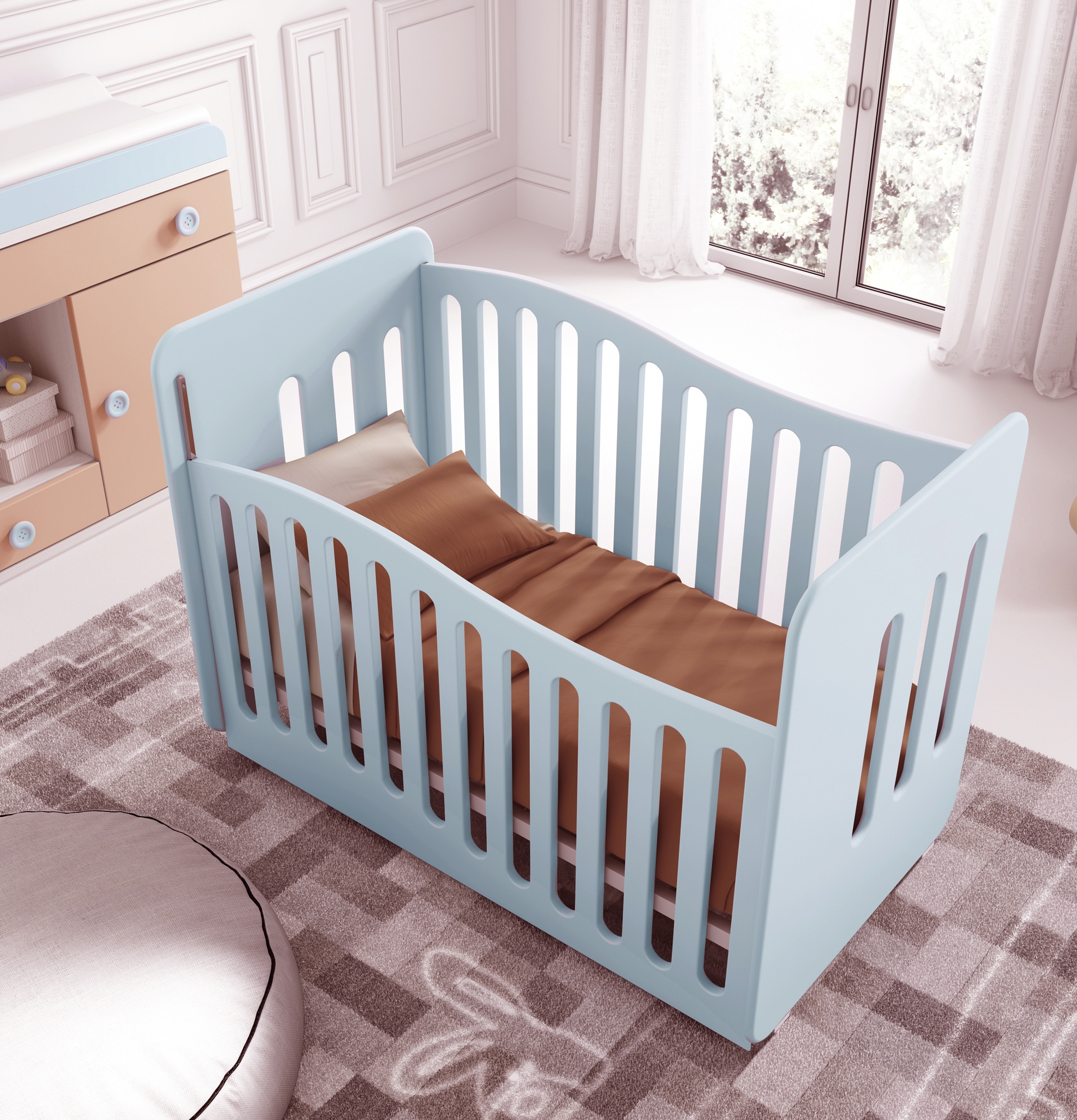 Chambre bébé complète gioco avec table à langer glicerio so nuit