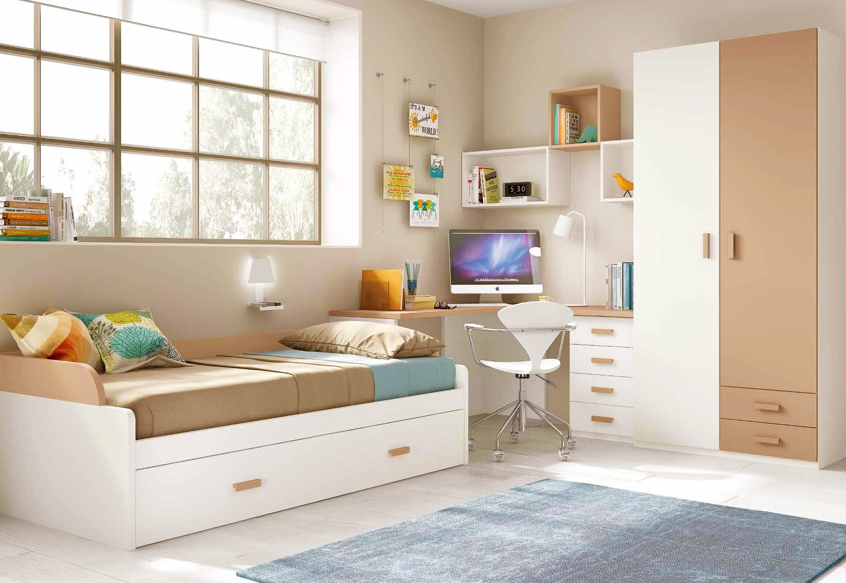 Chambre pour enfant cosy avec son lit gigogne glicerio so nuit