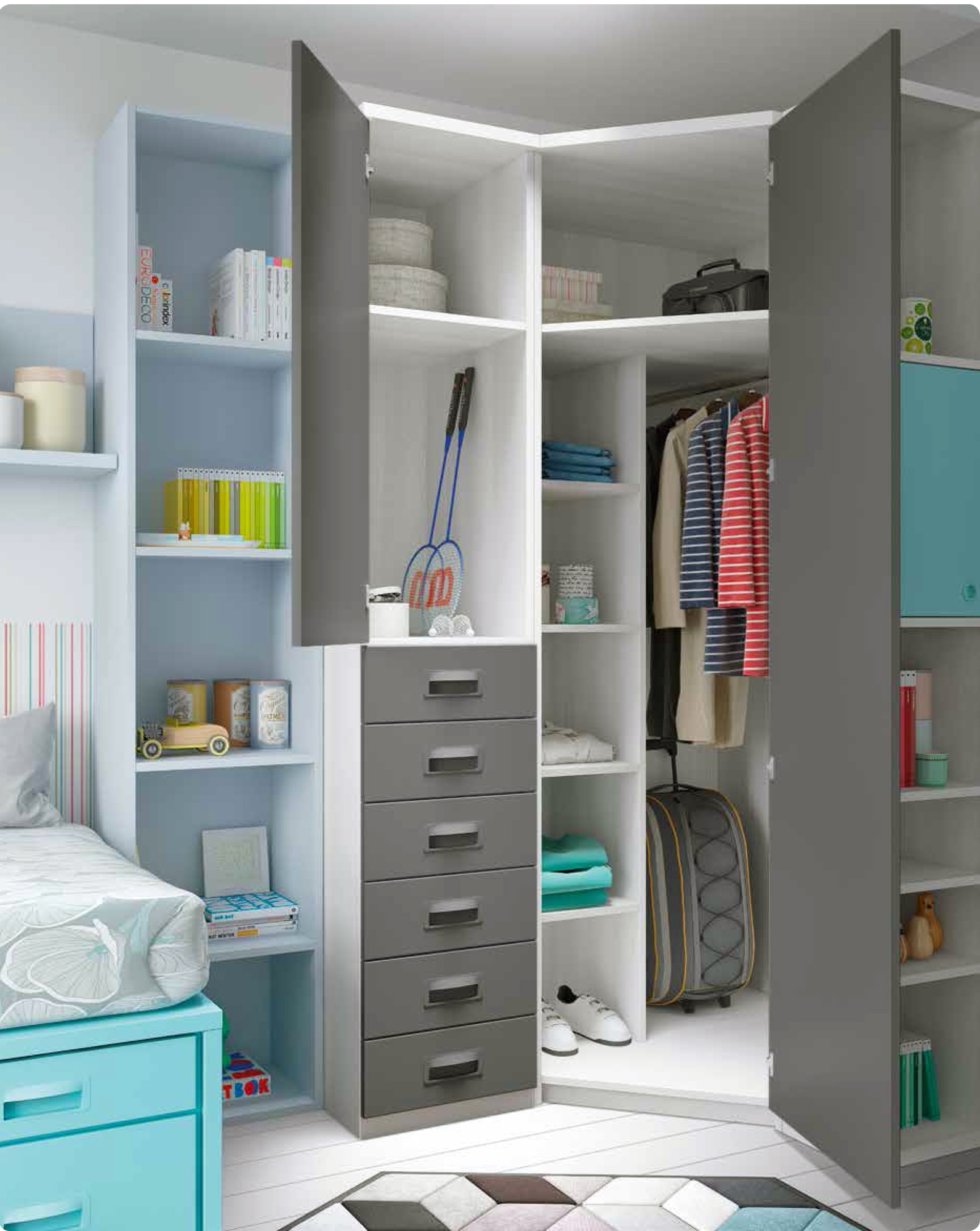 Chambre ado garcon ultra design & personnalisable glicerio so nuit