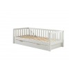 Lit banquette enfant blanc COSY coloris blanc - SONUIT