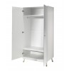 Armoire 2 portes LILLY coloris blanc - SONUIT