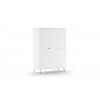 Armoire 3 portes LILLY coloris blanc - SONUIT