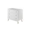 Commode 3 tiroirs LILLY coloris blanc - SONUIT