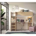 Lit mezzanine avec bureau F207 - GLICERIO EVOLUTION