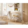 Lit bébé évolutif LIVIO 70x140 cm hêtre naturel vernis mat - SONUIT