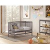 Lit bébé LIVIO 60x120 cm anthracite - SONUIT