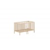 Lit bébé évolutif LIVIO 70x140 cm hêtre naturel vernis mat - SONUIT