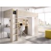 Lit mezzanine avec bureau CHARLIE Version Droite