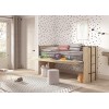 Lit compact LIVIO 2 commodes + bureau - SONUIT