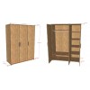 Lit compact LIVIO 2 armoires + bureau - SONUIT