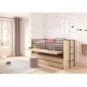 Lit compact 3 couchages LIVIO avec bureau - SONUIT