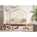 Lit enfant cabane NICE nature 70x140 cm - SONUIT