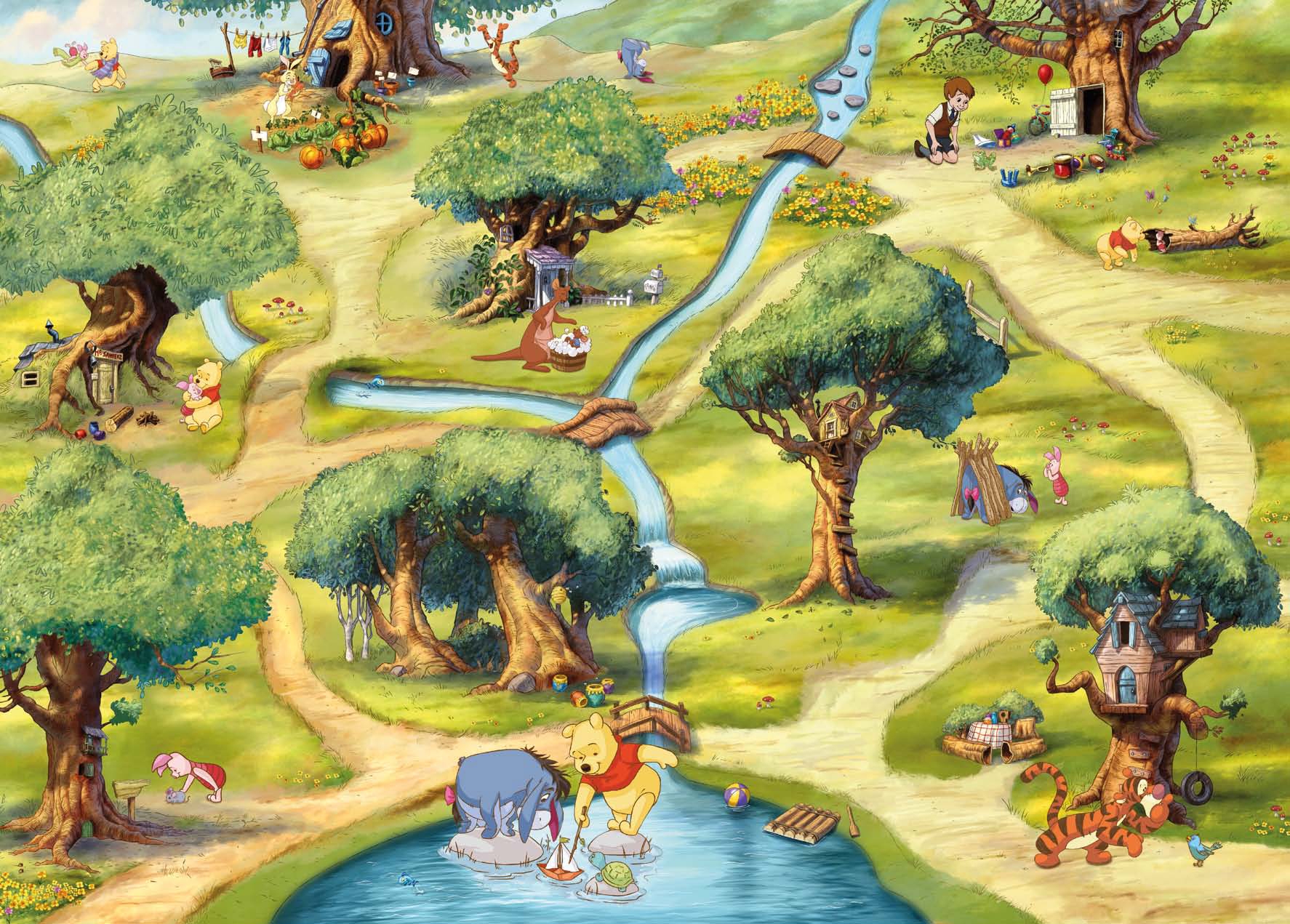 Poster mural Winnie l'Ourson - PANORAMIQUE Disney KOMAR - SO NUIT